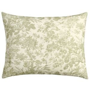 3 Pottery Barn Sorrel Toile Standard Pillow Sham Loden Beige Green Floral NWT